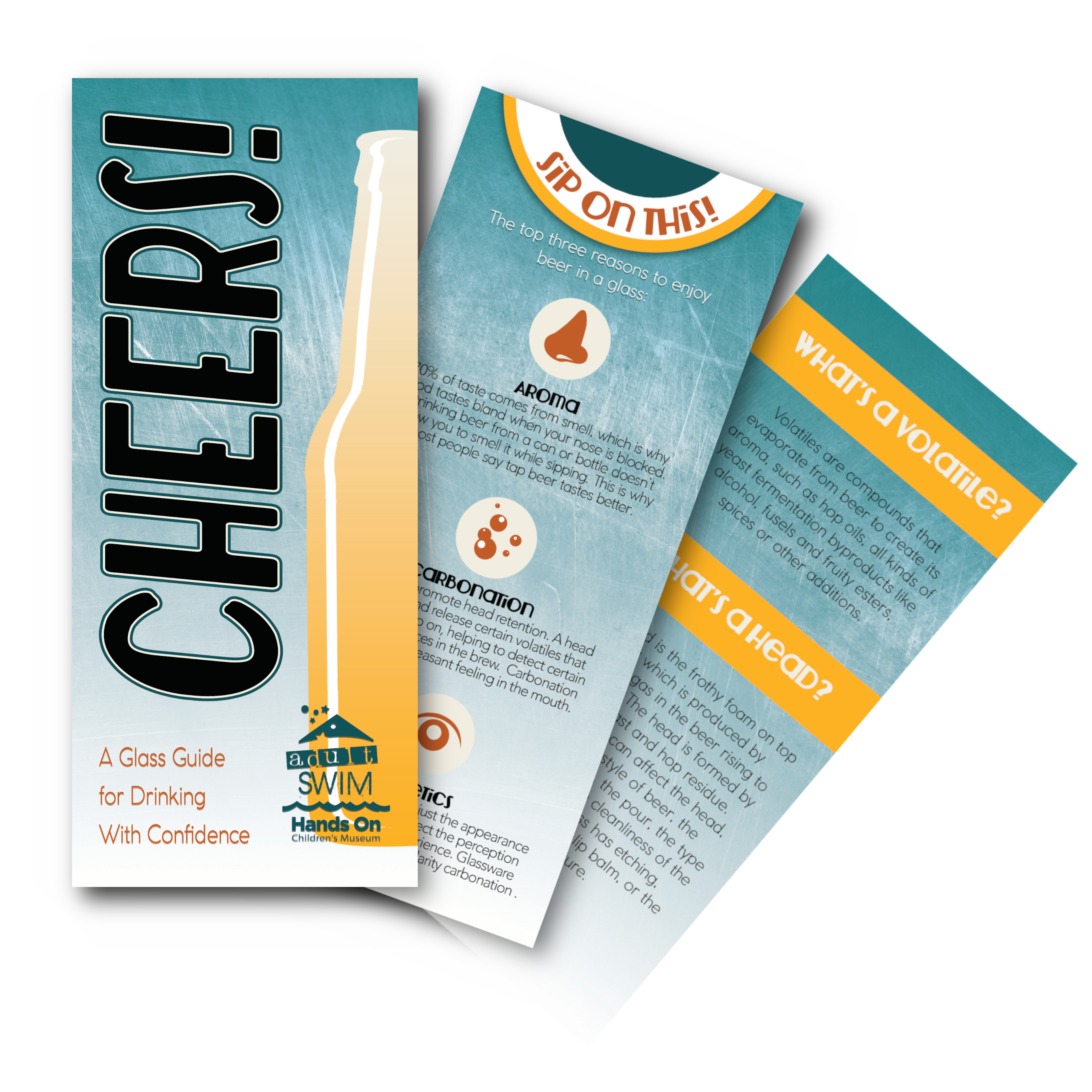 beer tasting event pamphlet