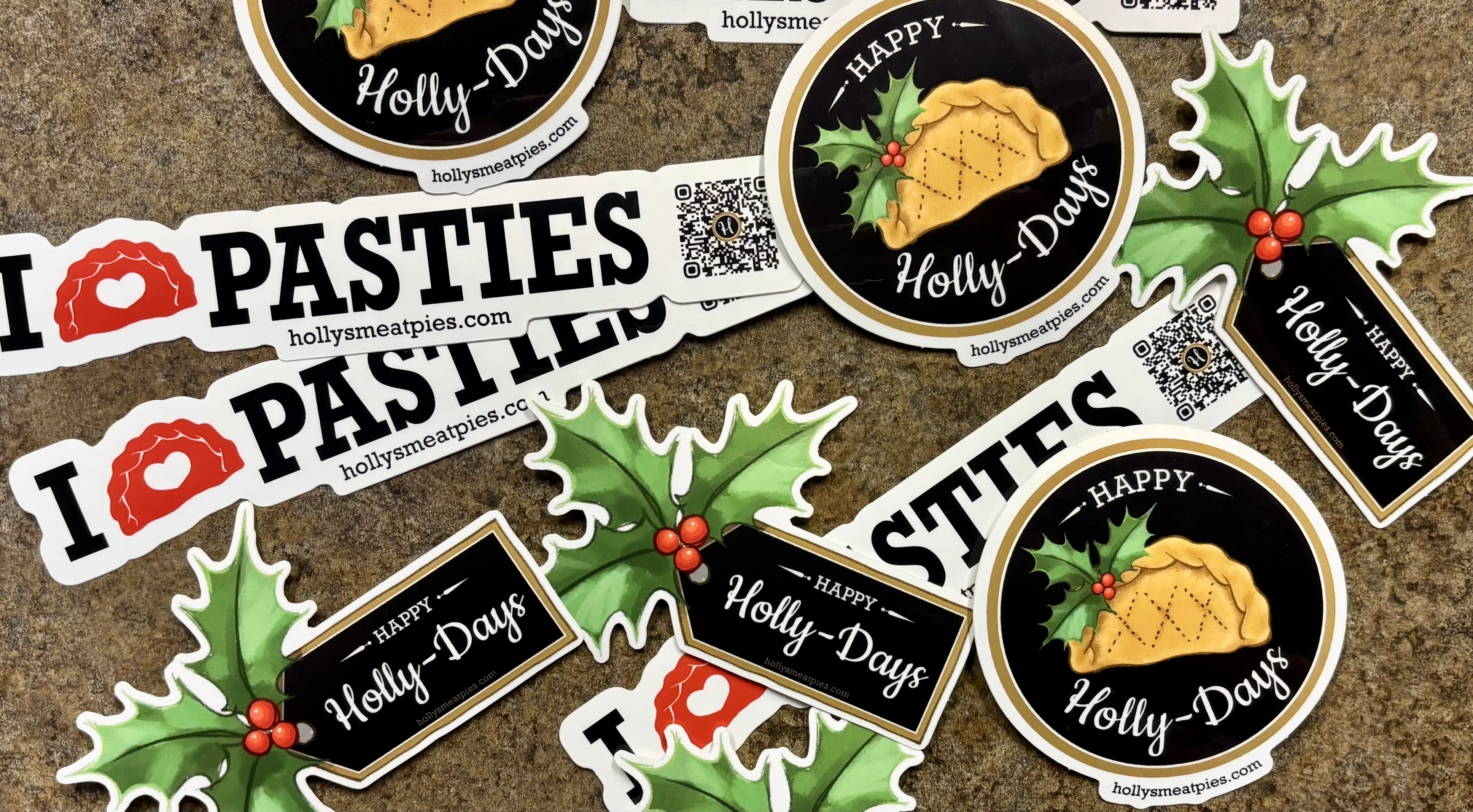 Holly's Meat Pies stickers