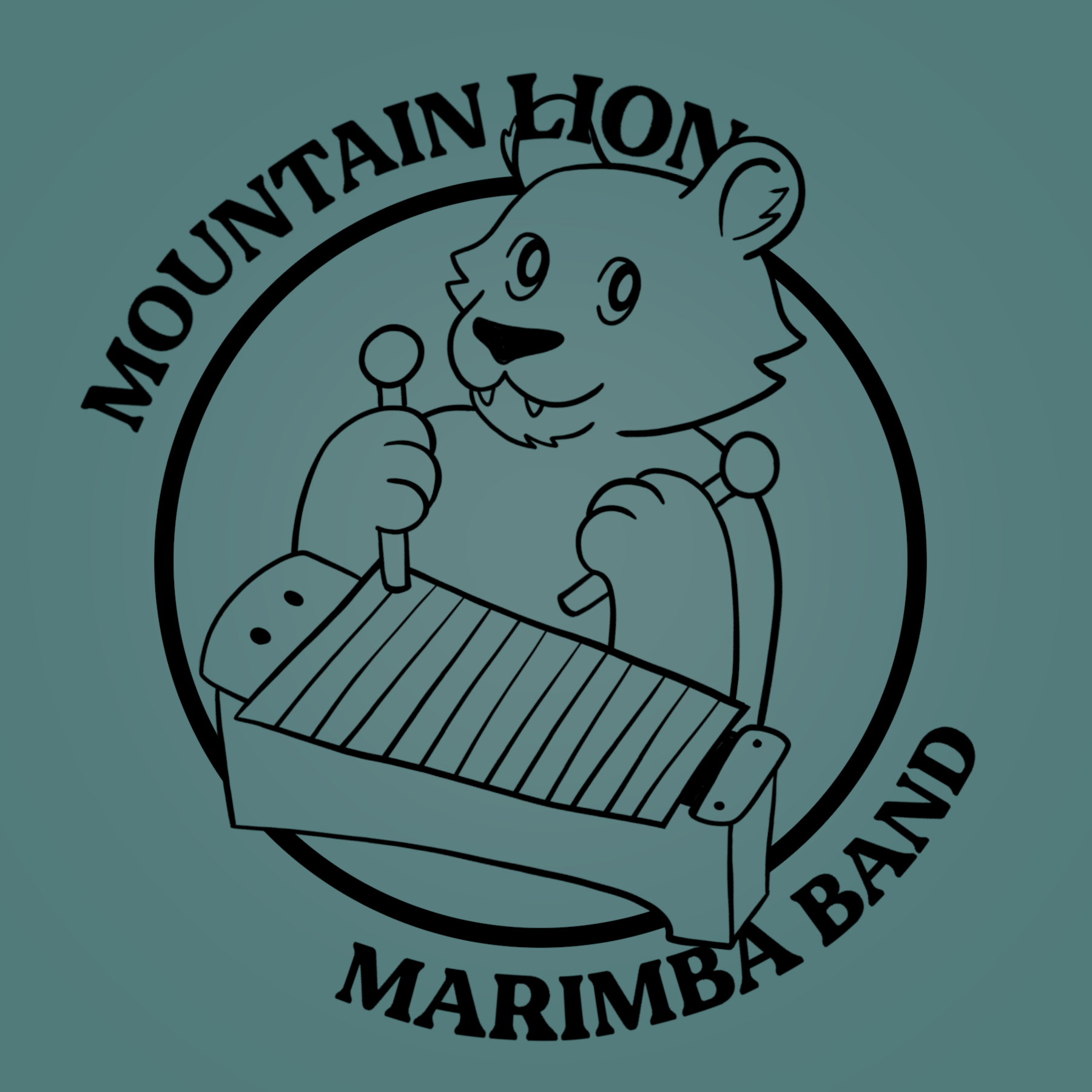 Mountain View Elementary Marimba Club t-shirt logo