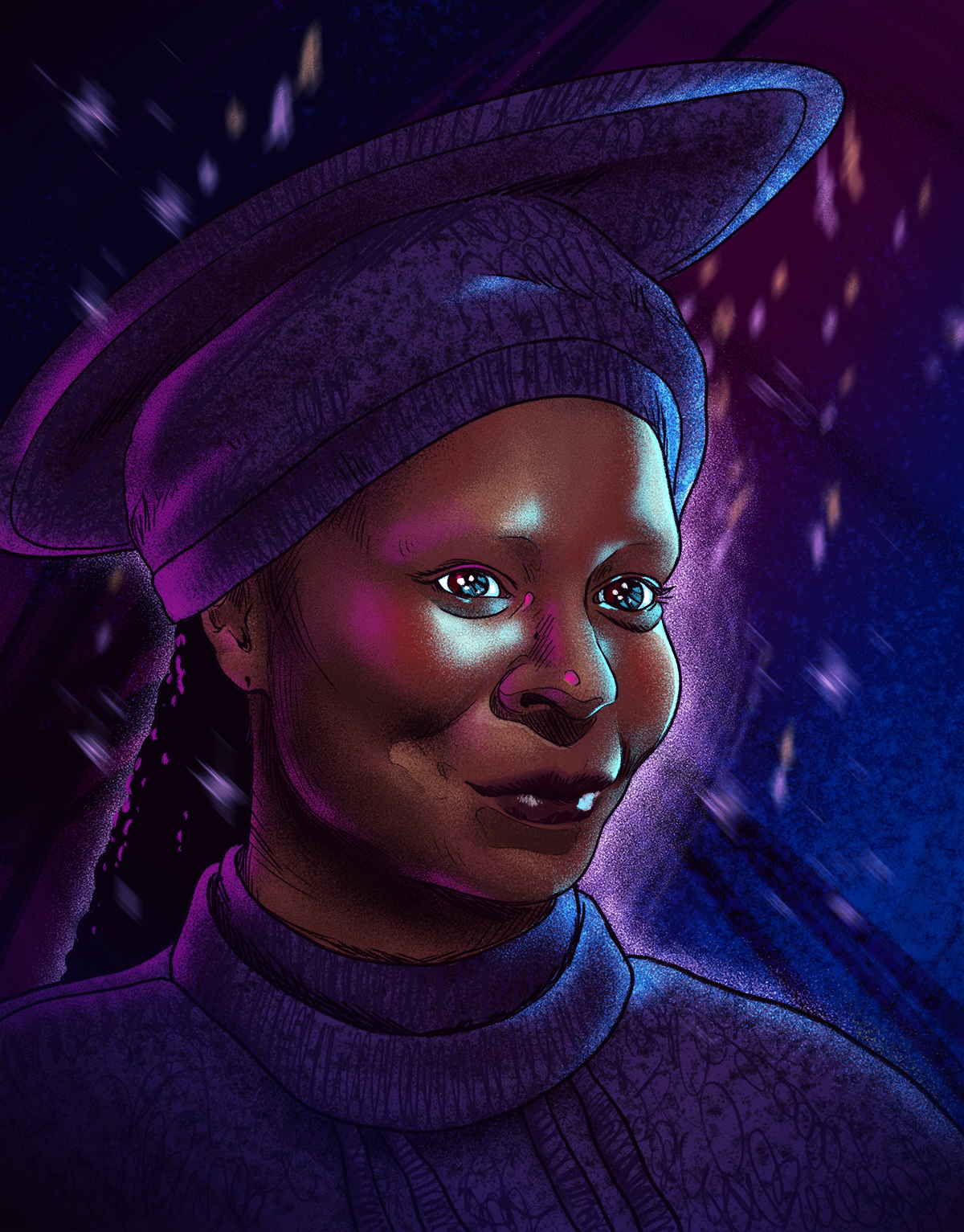 Guinan Star Trek portrait