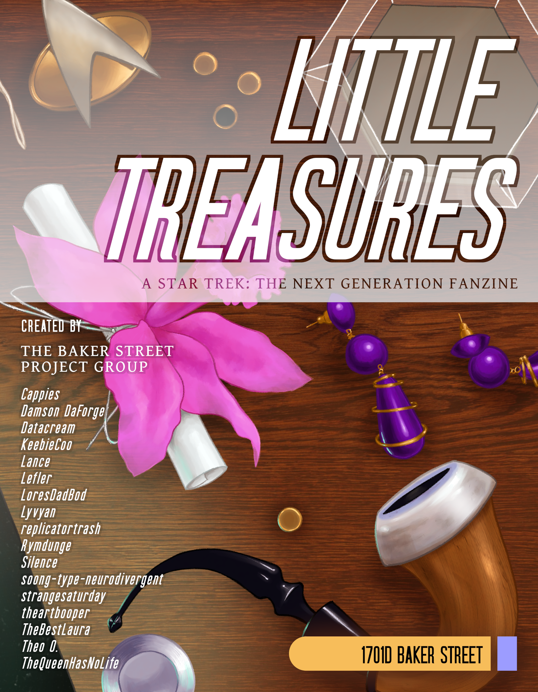 Litle Treasures zine cover